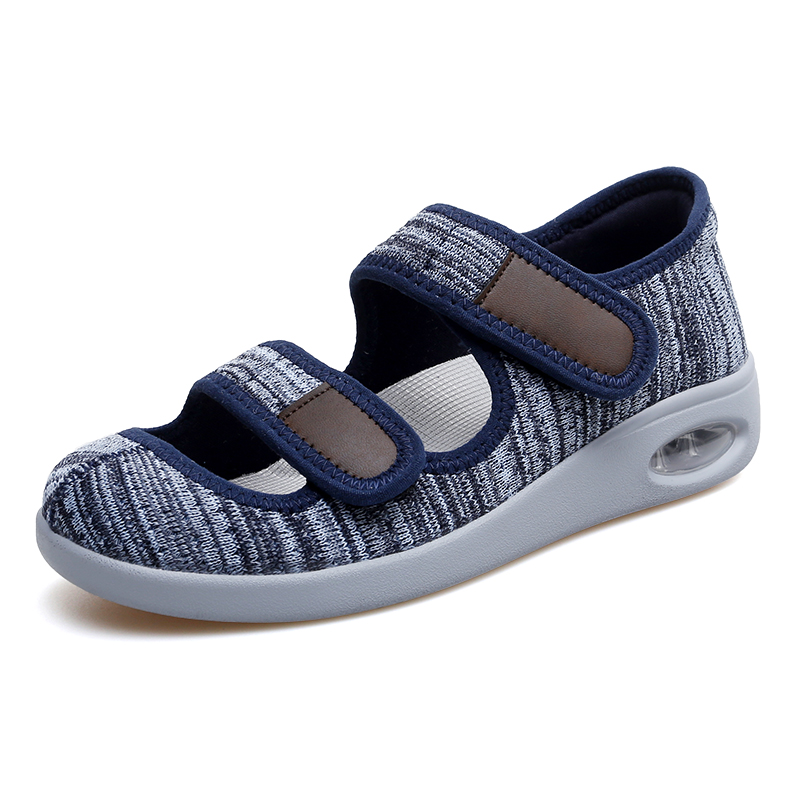 Velcro Hook Loop - Sandales Réglables pour Femme, Coussin d'Air