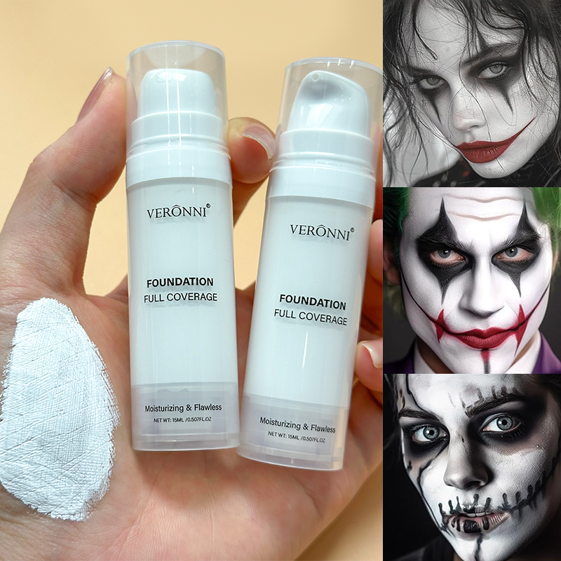 Cosplay Prop Primer - Halloween liquide Goth blanc maquillage couleur