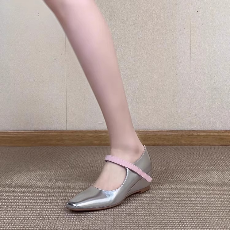 Chaussures Mary Jane compensée - Velcro Hook Loop avis et prix
