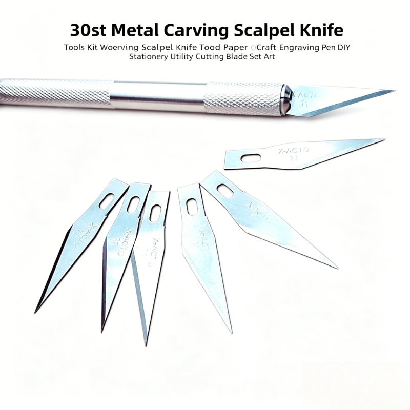 Kit de 30 Couteaux à Graver, L - Craft Knife Set avis et prix