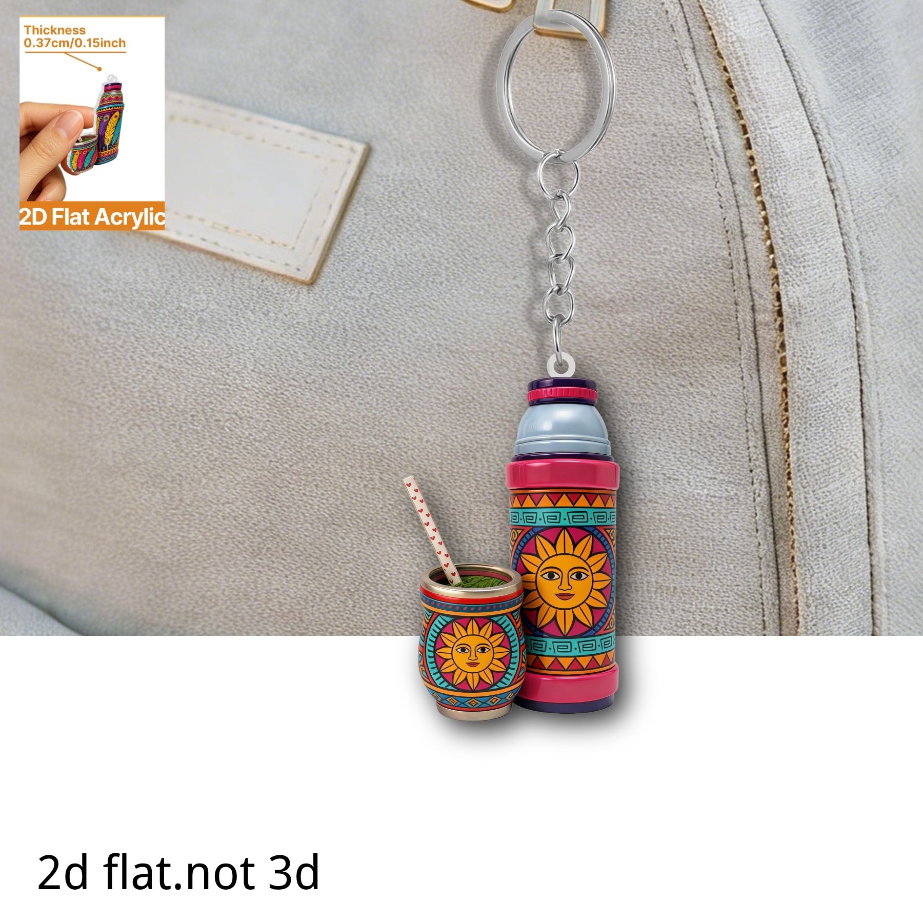 Porte-clés Thermos, Pendentif  - Worbla Thermoplastic avis et prix