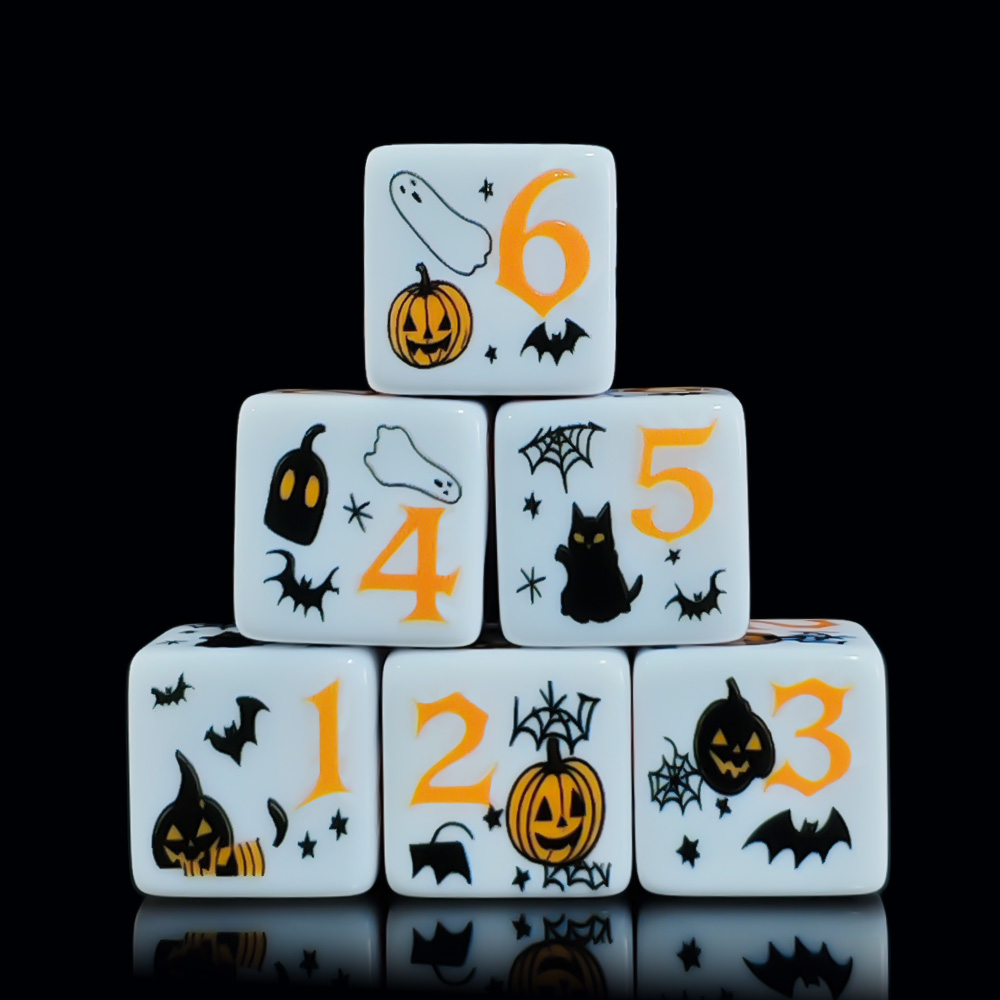 12 pièces de dés D6 en acryliq - Cosplay Bat Prop avis et prix