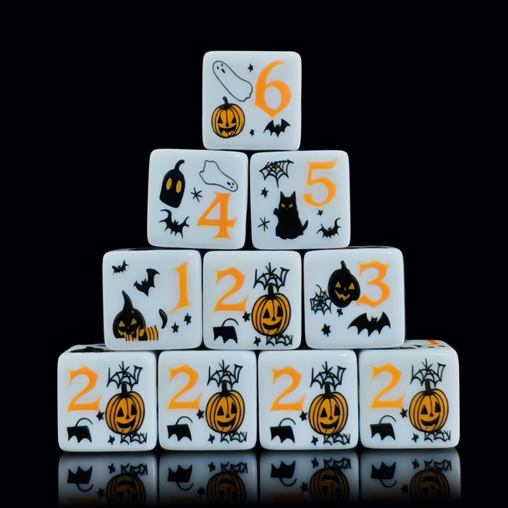 12 pièces de dés D6 en acryliq - Cosplay Bat Prop avis et prix