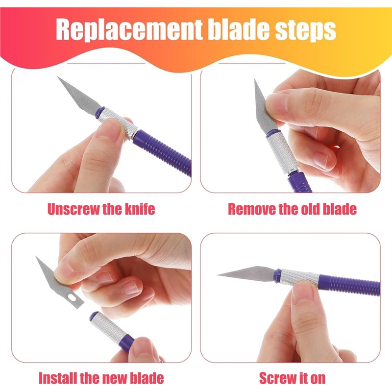 【EN PROMOTION】Lot de 64 coutea - Craft Knife Set avis et prix